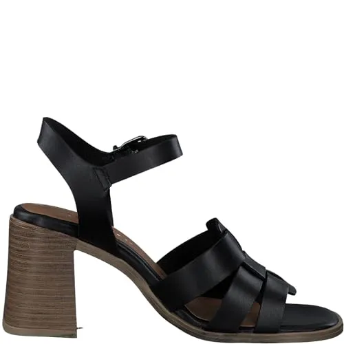Tamaris Damen Sandaletten – Bequeme Flachsandalen für den Sommer - Stilvolle Sandalen aus Leder mit flachem Absatz, ideal für Freizeit und Strand. Perfekte Passform und angenehmer Tragekomfort für warme Tage.