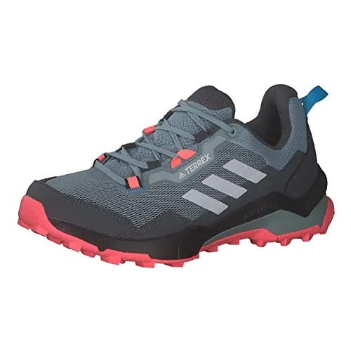Adidas Damen Terrex Ax4 W Sneaker - Ideal für Wanderungen, Magic Grey/Dash Grey/Acid Red, 36 2/3 EU - Wanderschuhe mit robustem Gummi-Sohle und atmungsaktivem Obermaterial, perfekt für Outdoor-Abenteuer und Komfort auf langen Strecken.