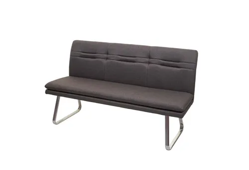 PROREGAL® Sitzbank Sitzbank mit Rückenlehne für bequemes Sitzen in jeder Situation, bequem, stabil und ein echter Hingucker mit Rückenlehne