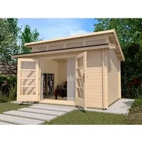 Produktbild Gartenhaus weka She Shed 158 Gr.2 – Stilvolles Holzhaus mit Fußboden