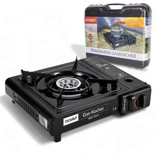 Olymp Gaskocher tragbar mit Piezozündung