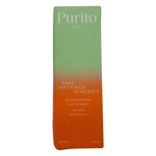 PURITO SEOUL Daily Soft Touch Sunscreen, SPF50+ PA++++, Ceramides, Non White Cas