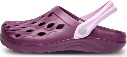 Ladeheid Damen leichte EVA Clogs Gartenclogs Gartenschuhe LA-CA-16 (Violett, 37 EU)