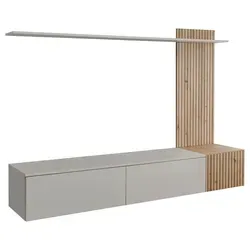 ASM-Moebel Wohnwand Schrankwand Solo CAS von VENETI