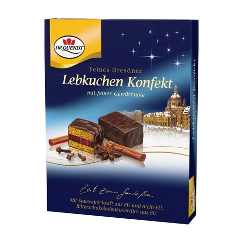 [Sale] Dr. Quendt Dresdner Lebkuchen Konfekt, 130 g (MHD: 08.08.25)