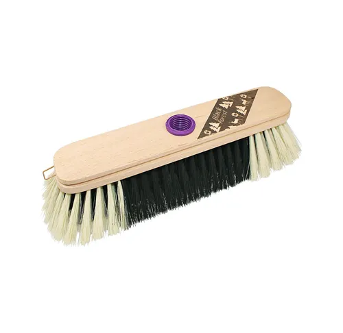 Peggy Perfect® Besen Black Forest Holz Kunststoffborsten