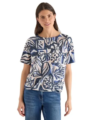 Damen T-Shirt in Ausbrenner-Optik
