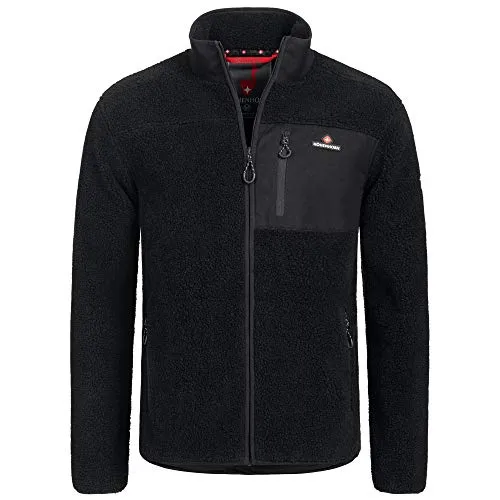 Höhenhorn 42D1-3 Birkkar Herren Fleece Jacke Schwarz Gr. S