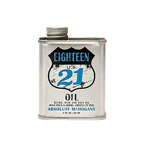 18.21 Man Made Beard Oil Absolute Mahogany 60 ml - Rasur- & Bartpflege: Nicht fettendes, leichtes Öl mit frischem Duft, das Haut und Bart pflegt und stärkt – für ein luxuriöses Pflegeerlebnis.