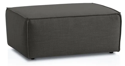 Feldmann-Wohnen Sitzhocker Doha (Doha, 1 St., Hocker), 102x77x44cm schwarz