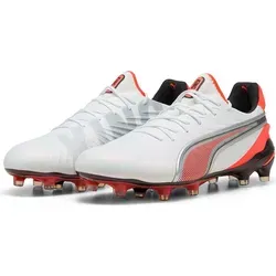 Puma KING ULTIMATE FG/AG - Weiss, - King Kategorie: Fußballschuh mit K-BETTER? Obermaterial für verbesserte Ballkontrolle und GRIPCONTROL 3D-Struktur für optimale Performance.