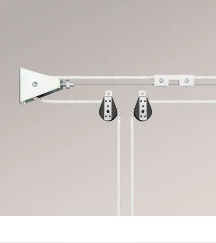 LYSEL® Seilspannsonnensegel SET Seilzugsystem, H 14m