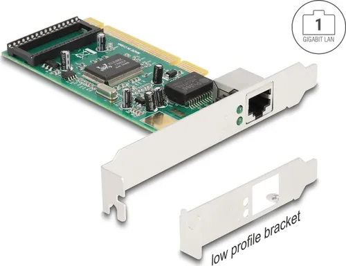 DeLOCK PCI Karte zu 1 x RJ45 Gigabit LAN RTL