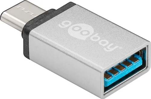 Goobay 56620 cable gender changer USB C USB A Silver