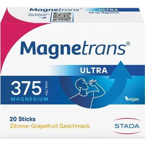 MAGNETRANS Ultra 375 mg Direktgranulat 20 St. PZN 19909865