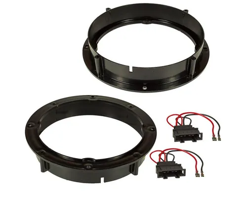 tomzz Audio Lautsprecherringe + Kabel passt für VW Golf 6 7 Passat Polo Up Beetle Auto-Lautsprecher