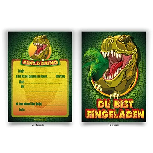 Einladungen (8 Stück) 