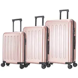 interGo Hartschalen-Trolley Reisekoffer mit 4 Rollen