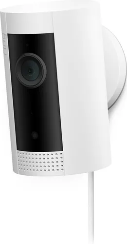 Ring Indoor Cam, IP-Sicherheitskamera, Drinnen, Kabellos, 2400 MHz, Weiß, Box