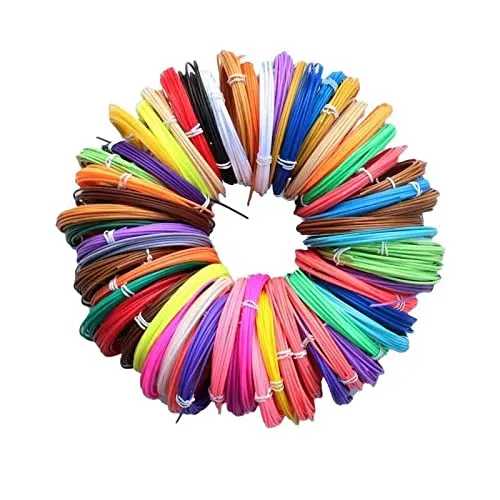 3D-Stift-Filament PLA, 20 Farben, 1,75 mm, 3 m pro Farbe, insgesamt 30 m, Filament 1,75 mm, 3D-Druckstift, Filament, PLA, 3D-Drucker-Filament für 3D-Stift-Filament, 1,75 mm PLA