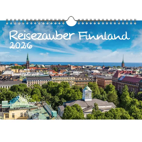 Reisezauber Finnland DIN A4 Kalender für 2026 Helsinki Stadt Reise Land Urlaub -