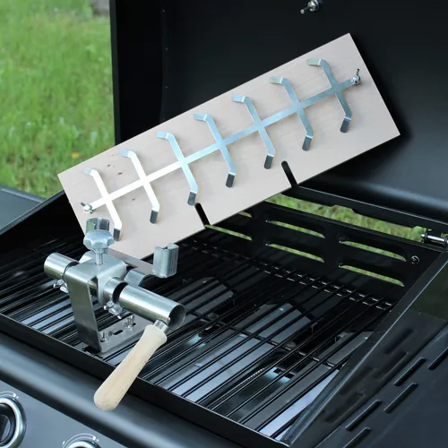 Premium XXL Flammlachsbrett für Gasgrills von Schilling Fischgrilltechnik