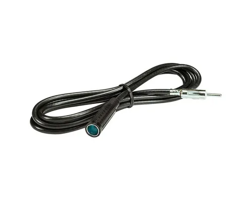 tomzz Audio KFZ Antennen Verlängerung Kabel 2m DIN Stecker auf DIN Buchse Kupplung KFZ Adapter