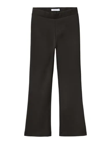 NAME IT Girl Hose Viskose Bootcut - Hosen für Mädchen, bequeme Bootcut-Hose aus weicher Viskosemischfaser mit elastischem Bund für optimalen Tragekomfort.