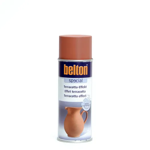 Belton Special Terracotta Effekt Spray manganbraun 400ml - Innen- & Außenfarben, UV-beständig und lichtbeständig für langlebige Farbqualität auf Gips und Gipsputz.