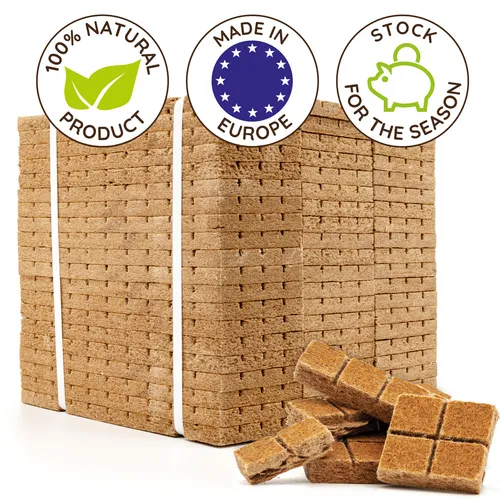 Kaminanzünder Wachs Grillanzünder 2400St. - Brennstoffe: Umweltschonende Anzündwürfel, die schnell und effektiv für ein einfaches Anzünden von Kamin und Grill sorgen.