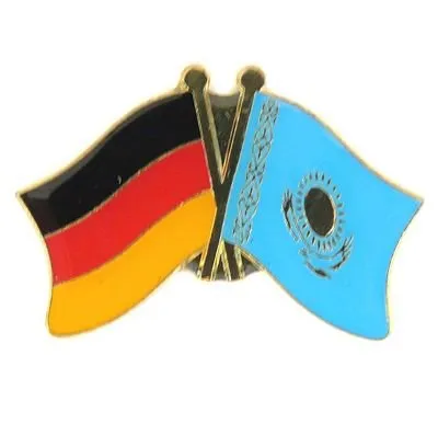 Freundschaftspin Kasachstan Pin NEU Fahne Flagge