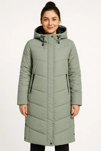 ONLY Damen Onlmaggi Life Long Puffer Cc OTW, Lily Pad, m - Funktionsjacken, stylische Pufferjacke mit Kapuze und langem Arm, perfekt für kalte Tage und lässige Outfits.