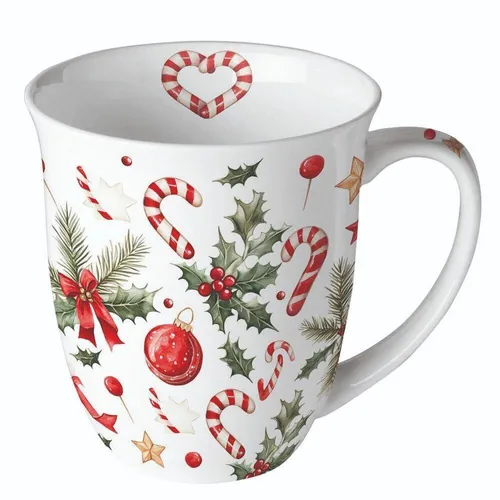 Tasse, Porzellantasse CHRISTMAS ELEMENTS 0,4l Ambiente | Weihnachten
