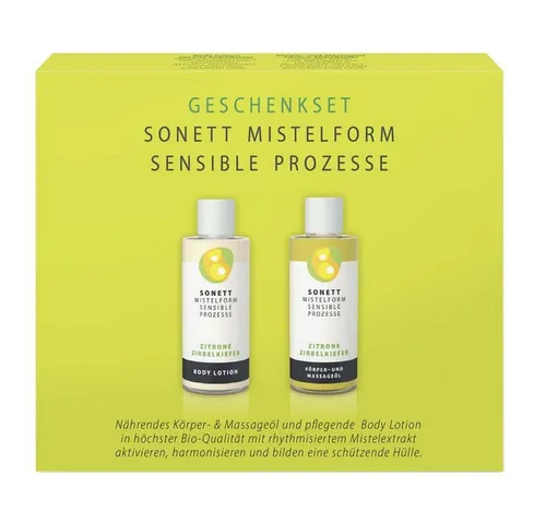 Sonett Mistelform Geschenkset - Zitrone-Zirbelkiefer 2x50ml Pflegeset (2-St)