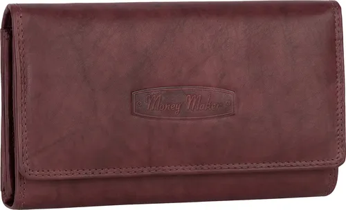 RFID Damen Geldbörse aus Leder – Bordeaux, 14 Kartenfächer - Elegante Echtleder Portemonnaie mit RFID Schutz, ideal für sicheres Tragen von bis zu 14 Karten. Perfekt für modebewusste Frauen, die Sicherheit und Stil schätzen.