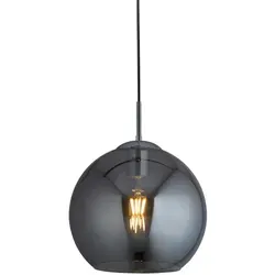 Searchlight Hängeleuchte Balls, Chrom, Metall, Glas, 120 cm, höhenverstellbar, Lampen & Leuchten, Innenbeleuchtung, Leuchten nach Räumen, Esstischlampen