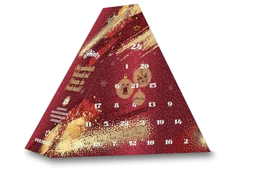 Thomas Prinz Adventskalender 2024 mit 19 x002 L und 4 x 0,04 L gemischten Schnaps- und Likörminiaturen sowie 2 original Prinz Christbaumkugeln