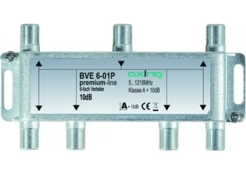 Axing BVE6-01P 6fach Verteiler , 5-1218 MHz von AXING