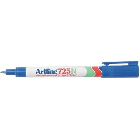 Produktbild Shachihata Artline 725N Permanentmarker Extra Fein Rundspitze 0,4 mm Blau Refillable (12 x) (EK725)