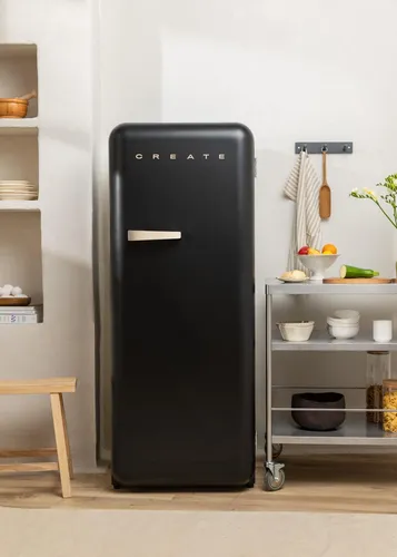 CREATE RETRO FRIDGE 150 SAND Kühlschrank mit Gefrierfach