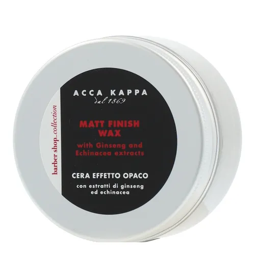 Acca Kappa Barber Shop Collection Styling Matt Finish Wax, 100 ml - Haarstyling-Produkte für einen starken Halt und natürlichen, matten Look – ideal für einen gepflegten, modernen Bartstyle.