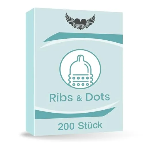 Kondome mit starken Noppen und Rippen