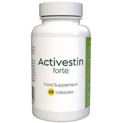 Activestin Forte - 60 Kapseln - Nahrungsergänzungsmittel mit hochdosiertem Glucomannan und Kakao-Extrakt, pflanzlich und vegan. Ideal für Energie und Wohlbefinden, koffeinfrei für Tag und Nacht!