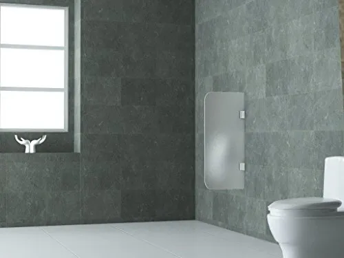 Glas Urinaltrennwand (Milchglas)