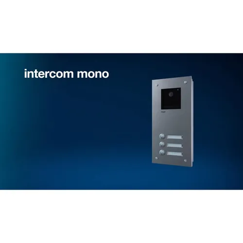 Hager Frontplatte intercom mono 8 Tasten+Namen (RTQ108X) von Hager