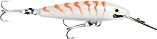 Rapala - Countdown Magnum Angelköder - Angelzubehör mit Abachiholz-Konstruktion - Salzwasser Spinnköder - Lauftiefe 3.9-4.5m - Fischköder 11cm, 24g - Hergestellt in Estland - Pearl Orange