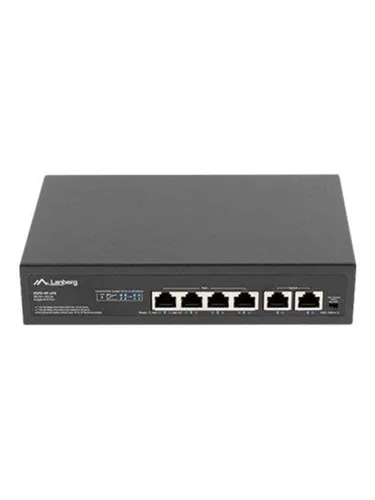 Lanberg Switch PoE+ Rack 10 19 RSFE-4P-2FE-60