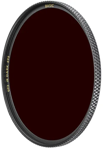 B+W Infrarotfilter (092) dunkelrot 695 Basic 37mm in rot von B+W