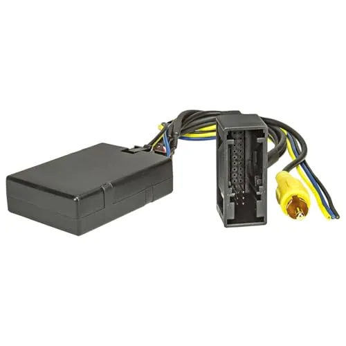 tomzz Audio 7257-000 Adapter Original Rückfahrkamera an Nachrüstradio kompatibel mit VW Golf Scirocco Passat T5 Sharan mit RNS315 RNS510 RCD510 Low Version (starre Linien)