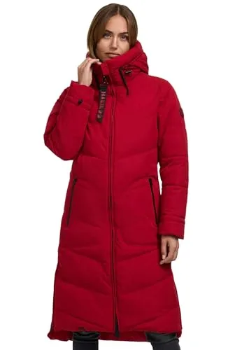 MARIKOO Damen Winterjacke Stepp B949 - Stylischer, warmer Wintermantel - Funktionsjacken mit wind- und wasserabweisendem Obermaterial, hervorragender Passform und hohem Tragekomfort für die kalte Jahreszeit.